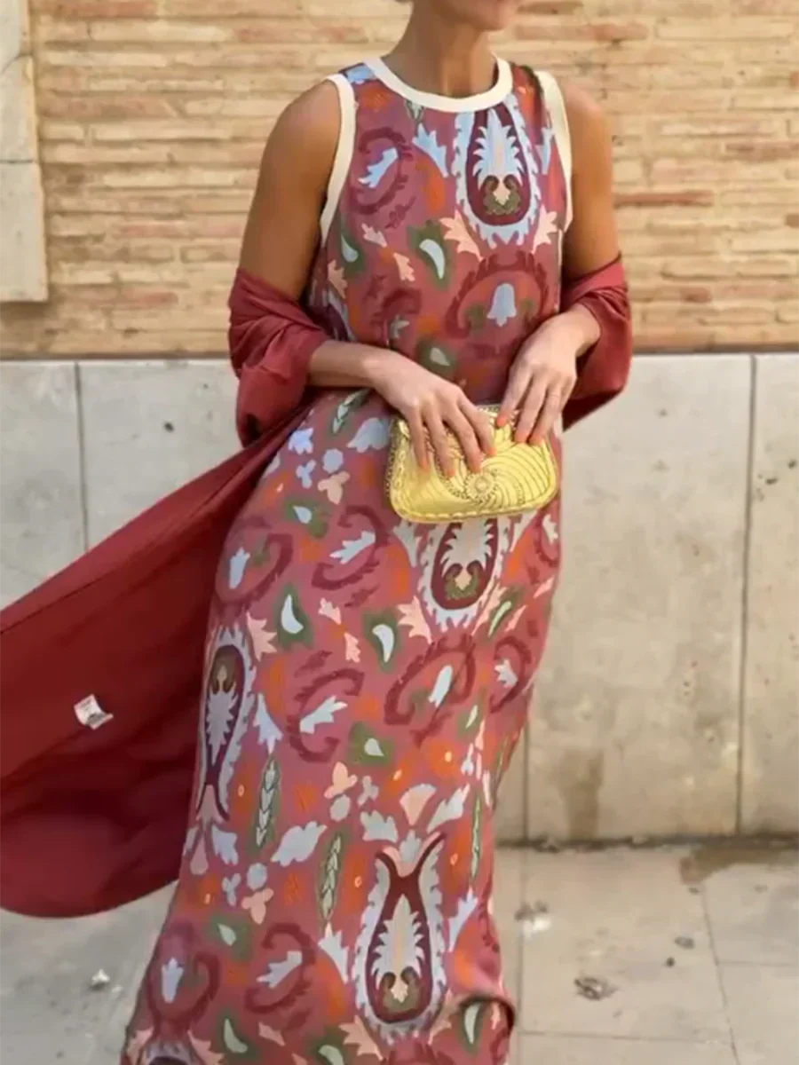 Delly - Boho Chic Two-Piece Dress