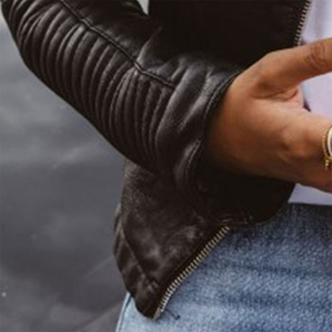 Sophie | Timeless Leather Jacket