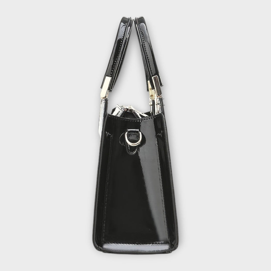 Madison - Glossy Crocodile Pattern Handbag
